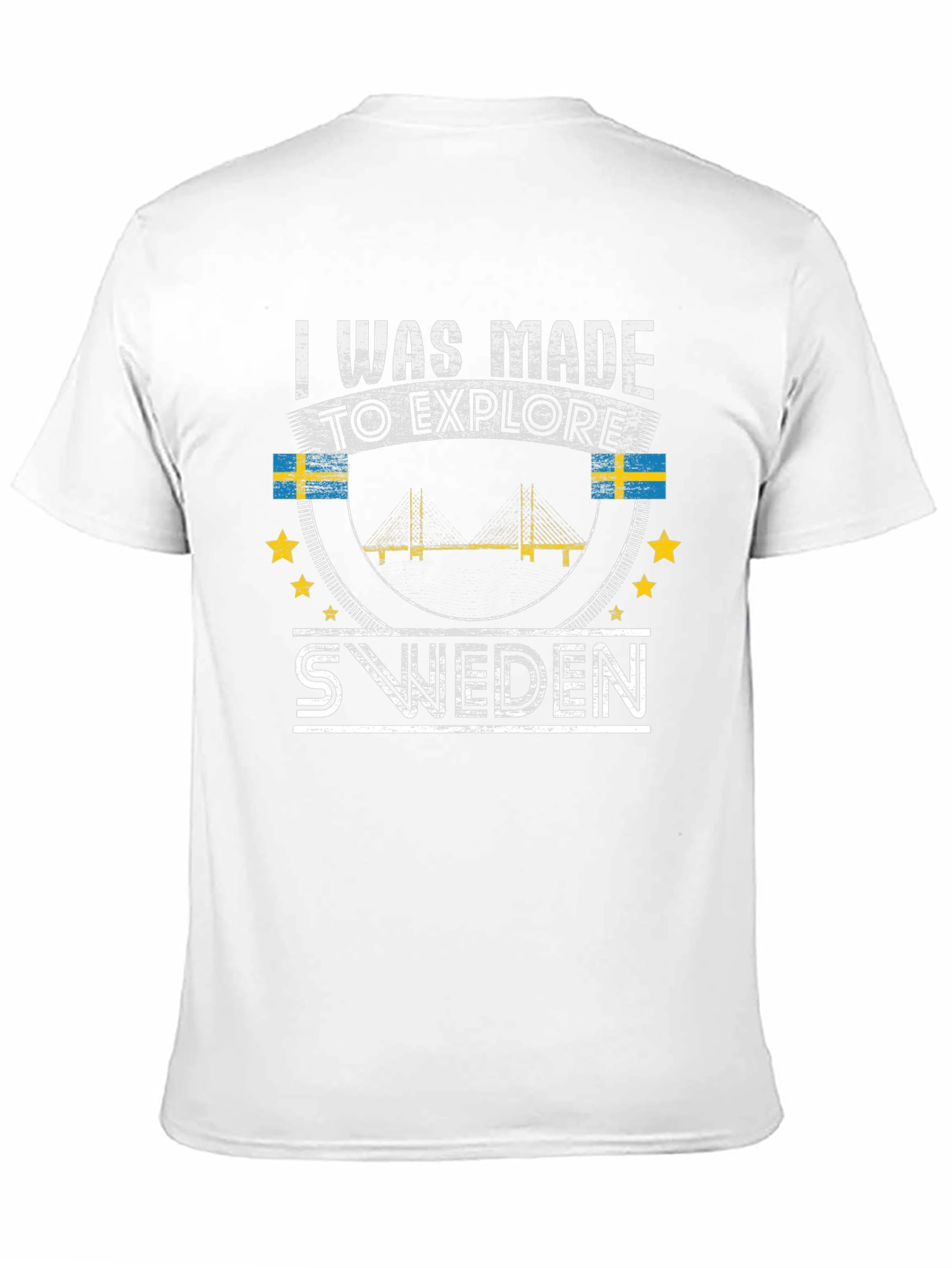 Sweden Explore T-Shirt - Black Graphic Tee