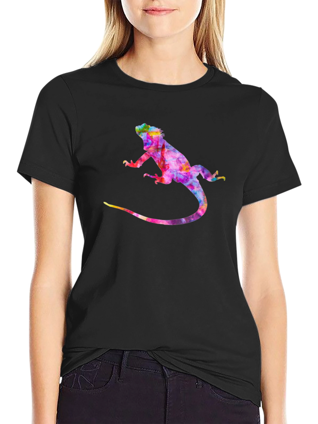 Lizard Watercolor Graphic Tee