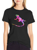 Lizard Watercolor Graphic Tee