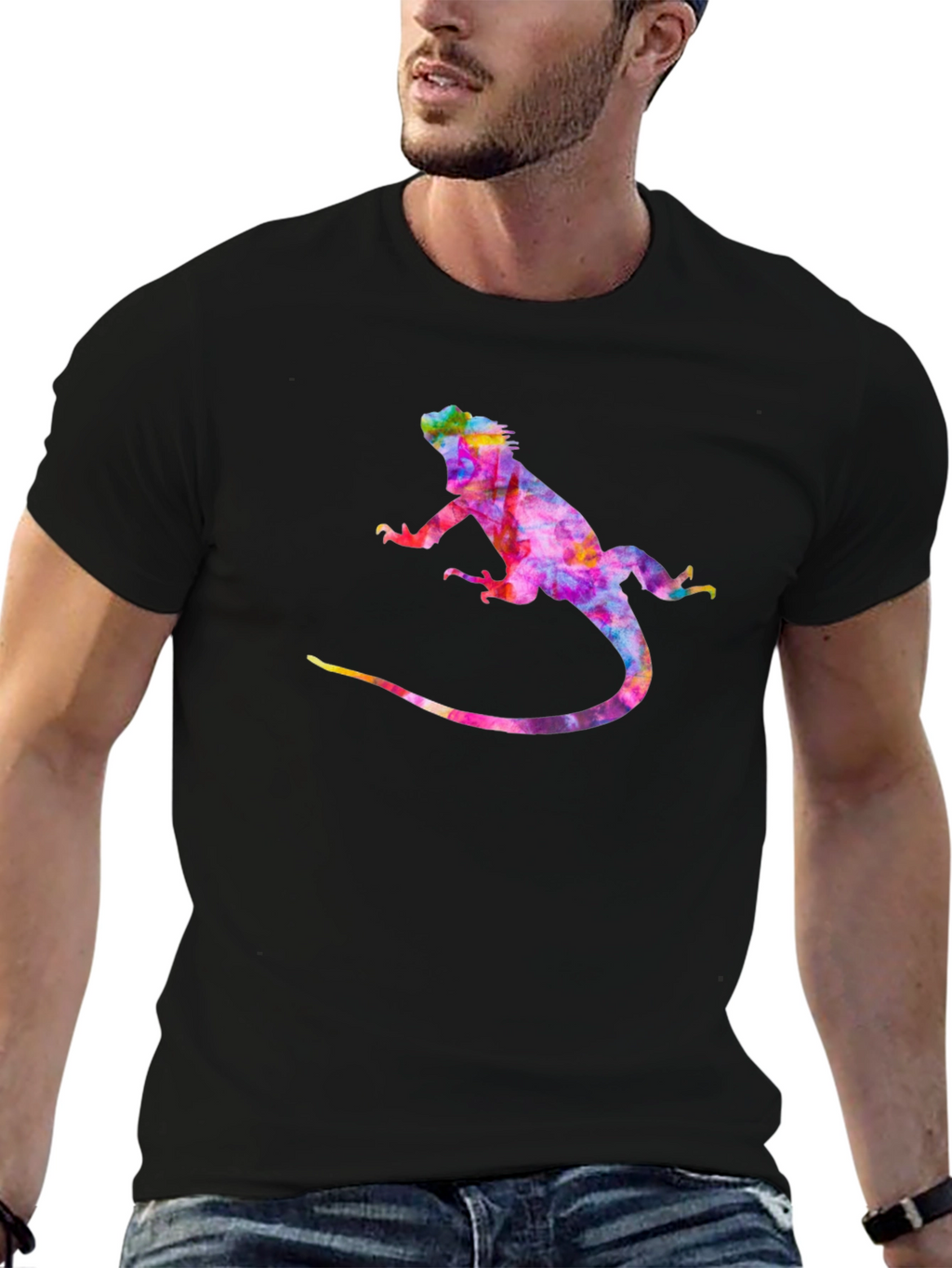Lizard Watercolor Graphic Tee