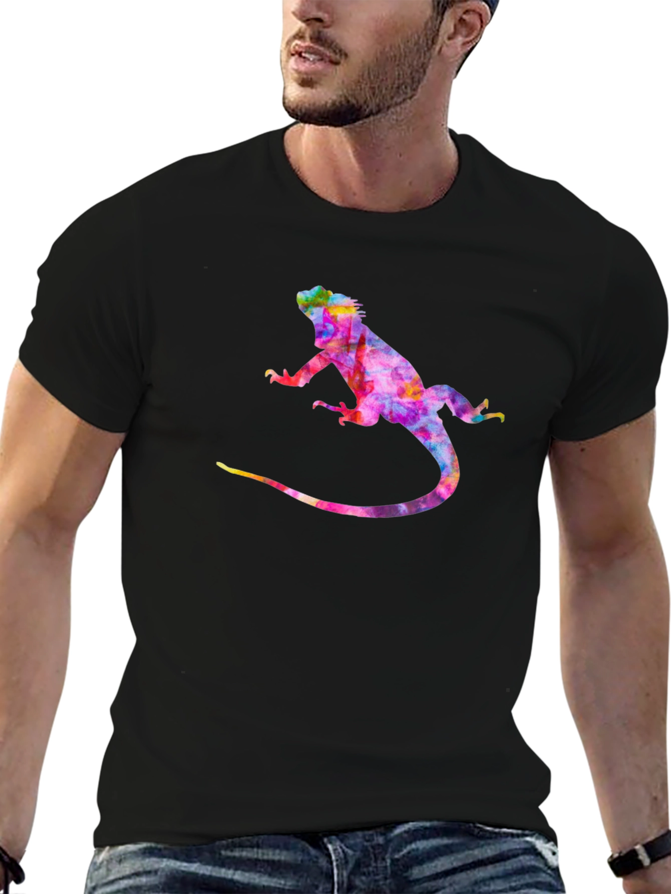 Lizard Watercolor Graphic Tee