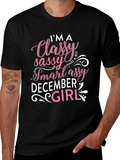 Classy Sassy Smart Assy December Girl T-Shirt