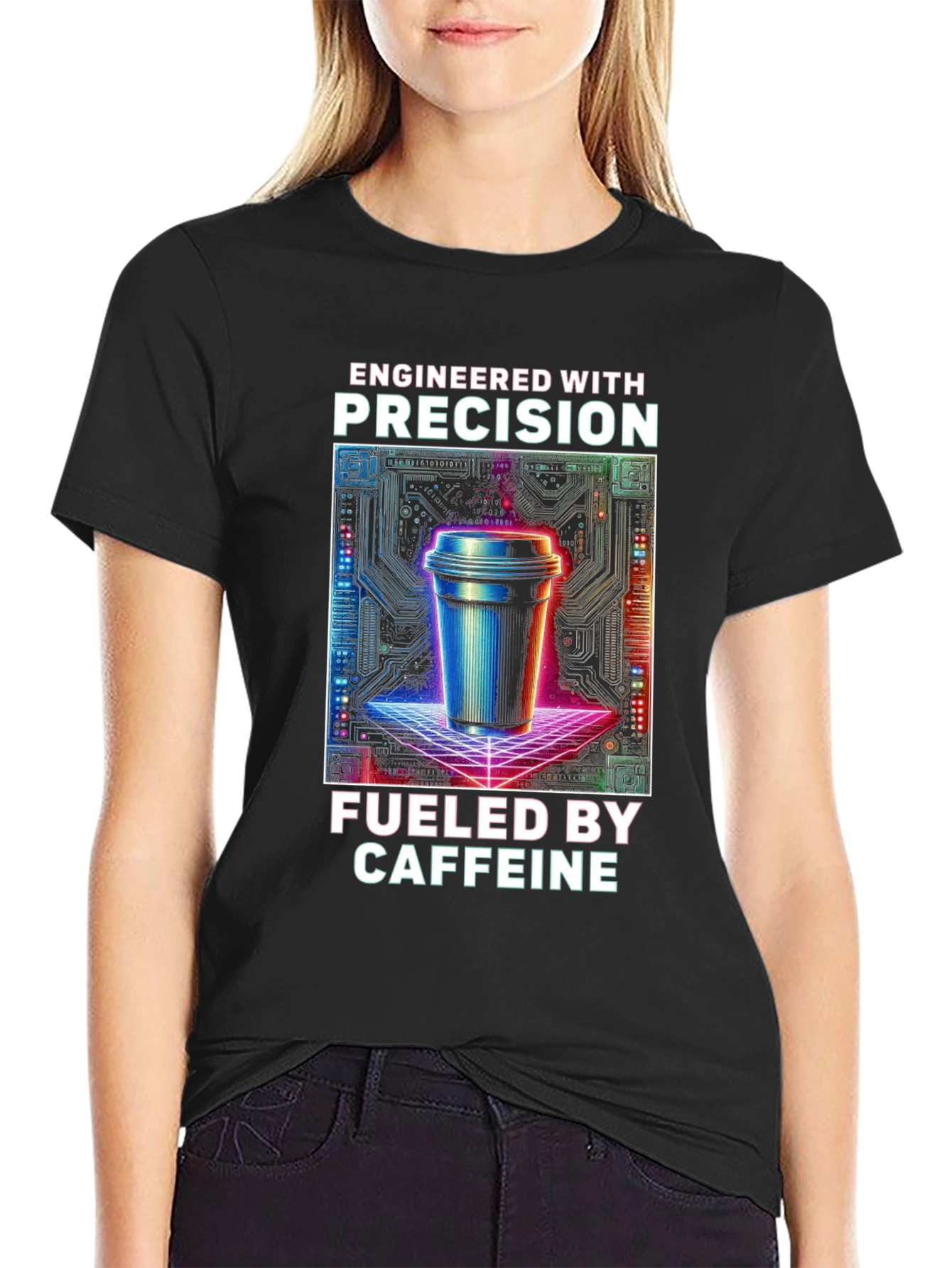 Engineered with Precision Caffeinated T-Shirt