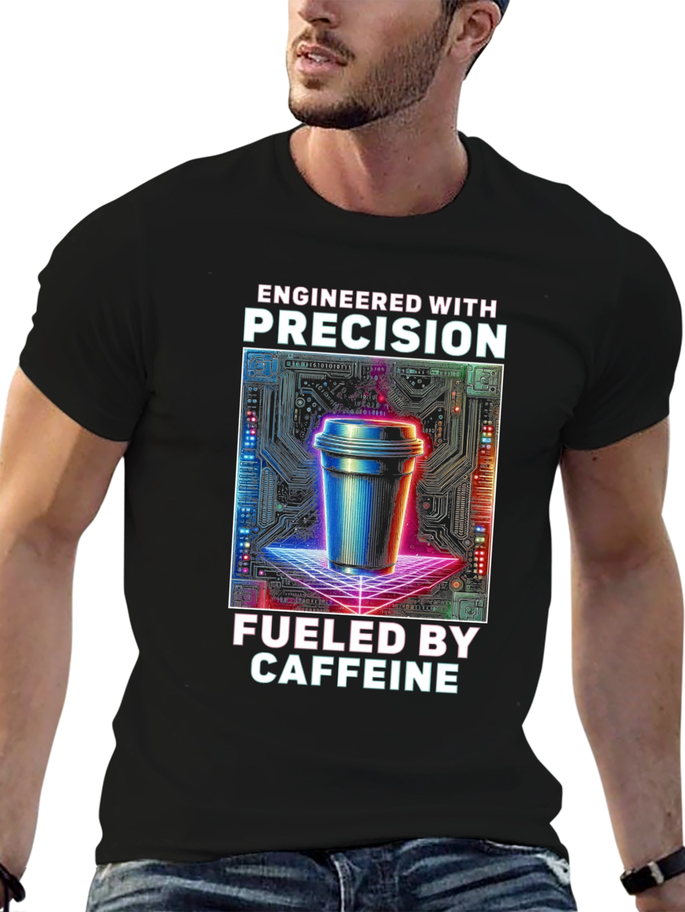 Engineered with Precision Caffeinated T-Shirt