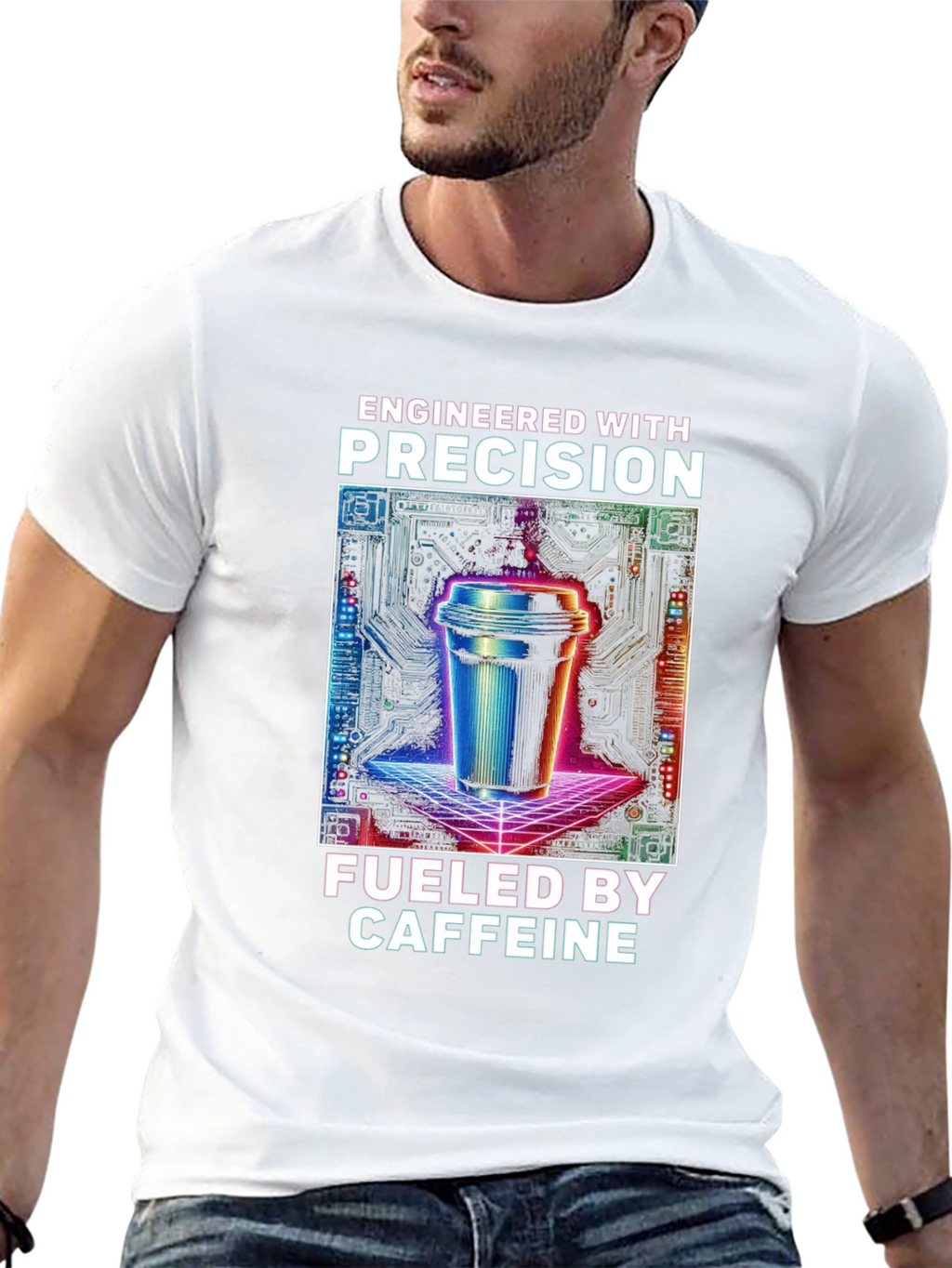Engineered with Precision Caffeinated T-Shirt