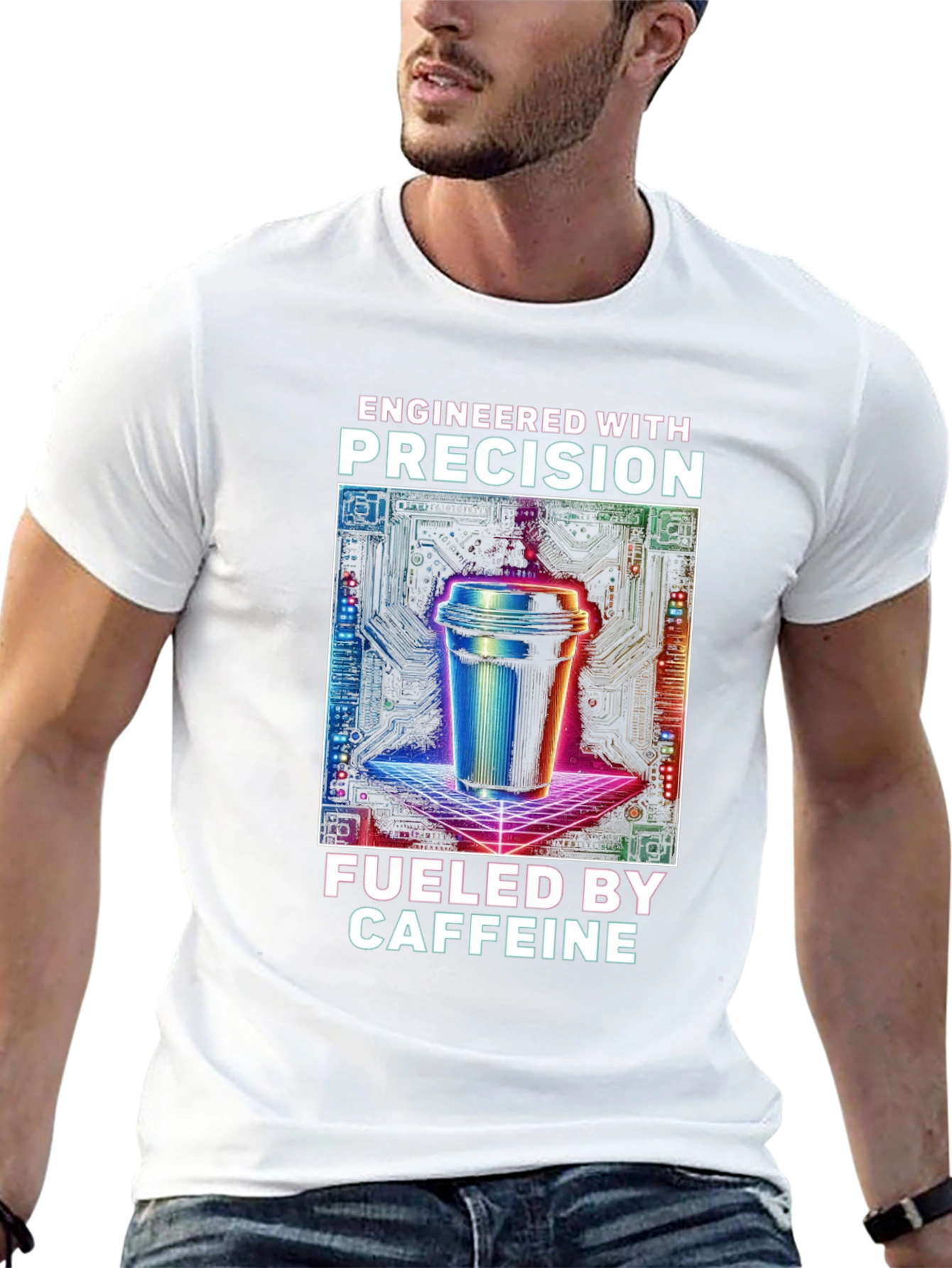 Engineered with Precision Caffeinated T-Shirt