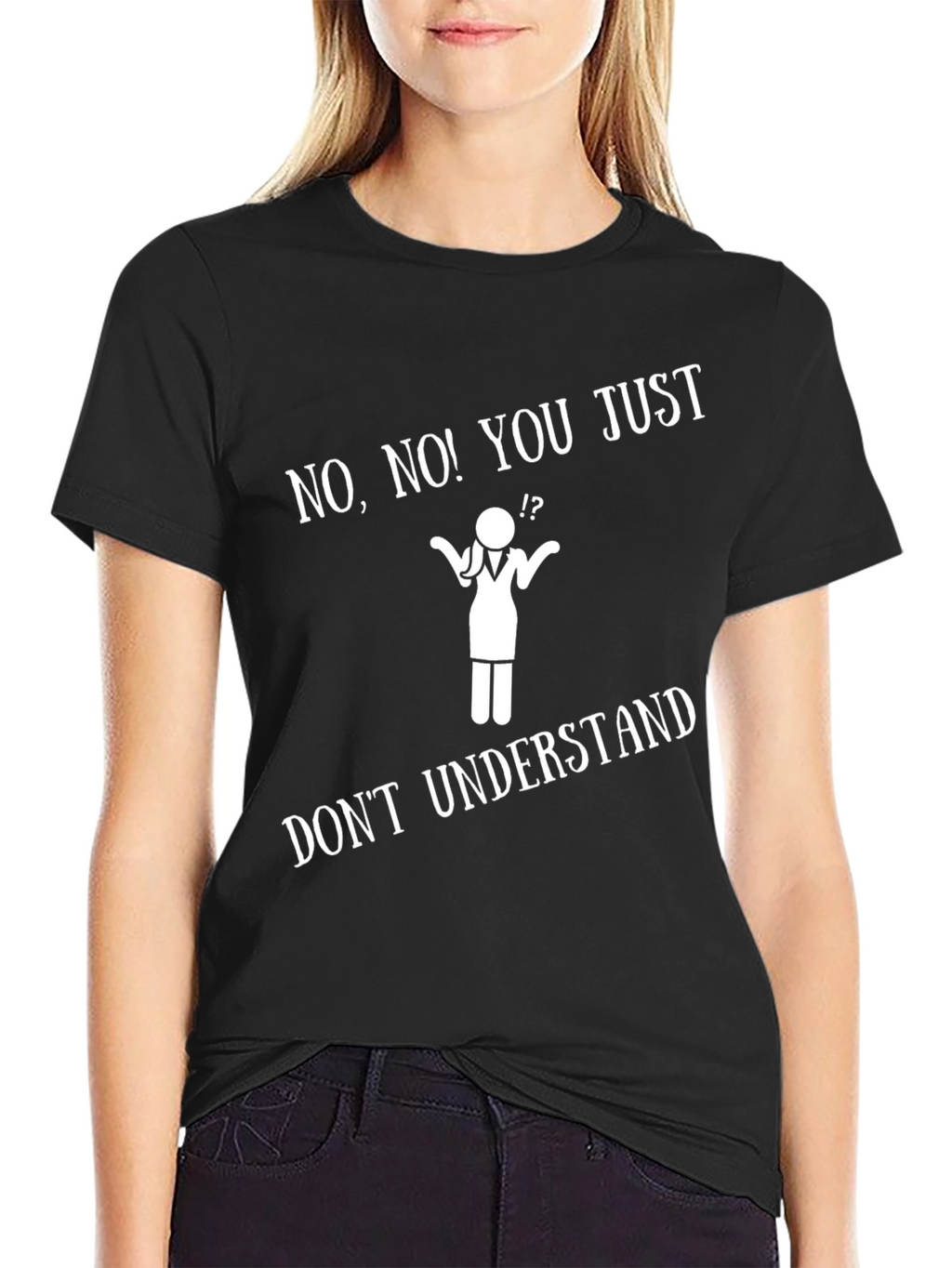 Funny Doctor Stick Figure T-Shirt - Dont Understand