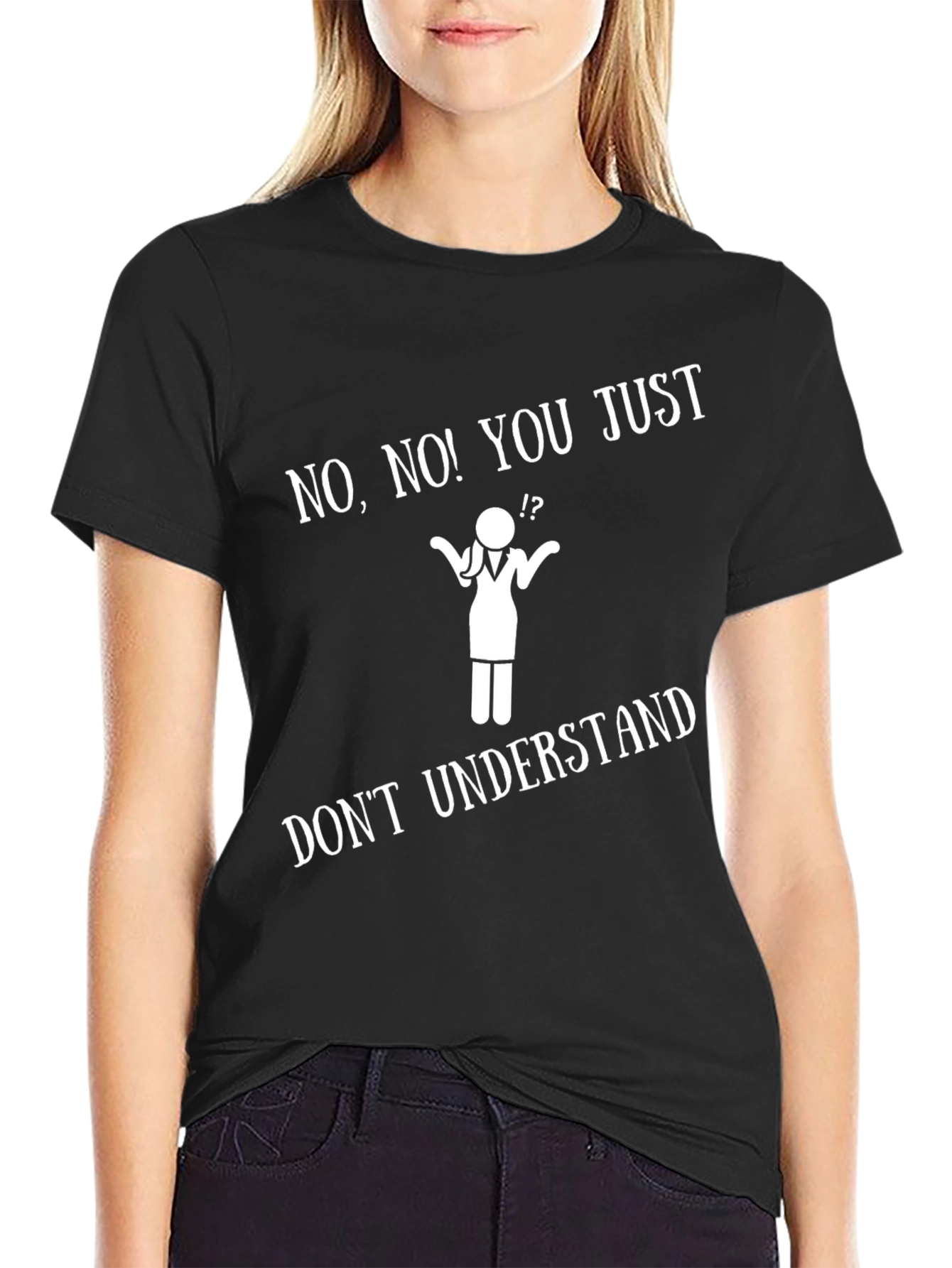 Funny Doctor Stick Figure T-Shirt - Dont Understand