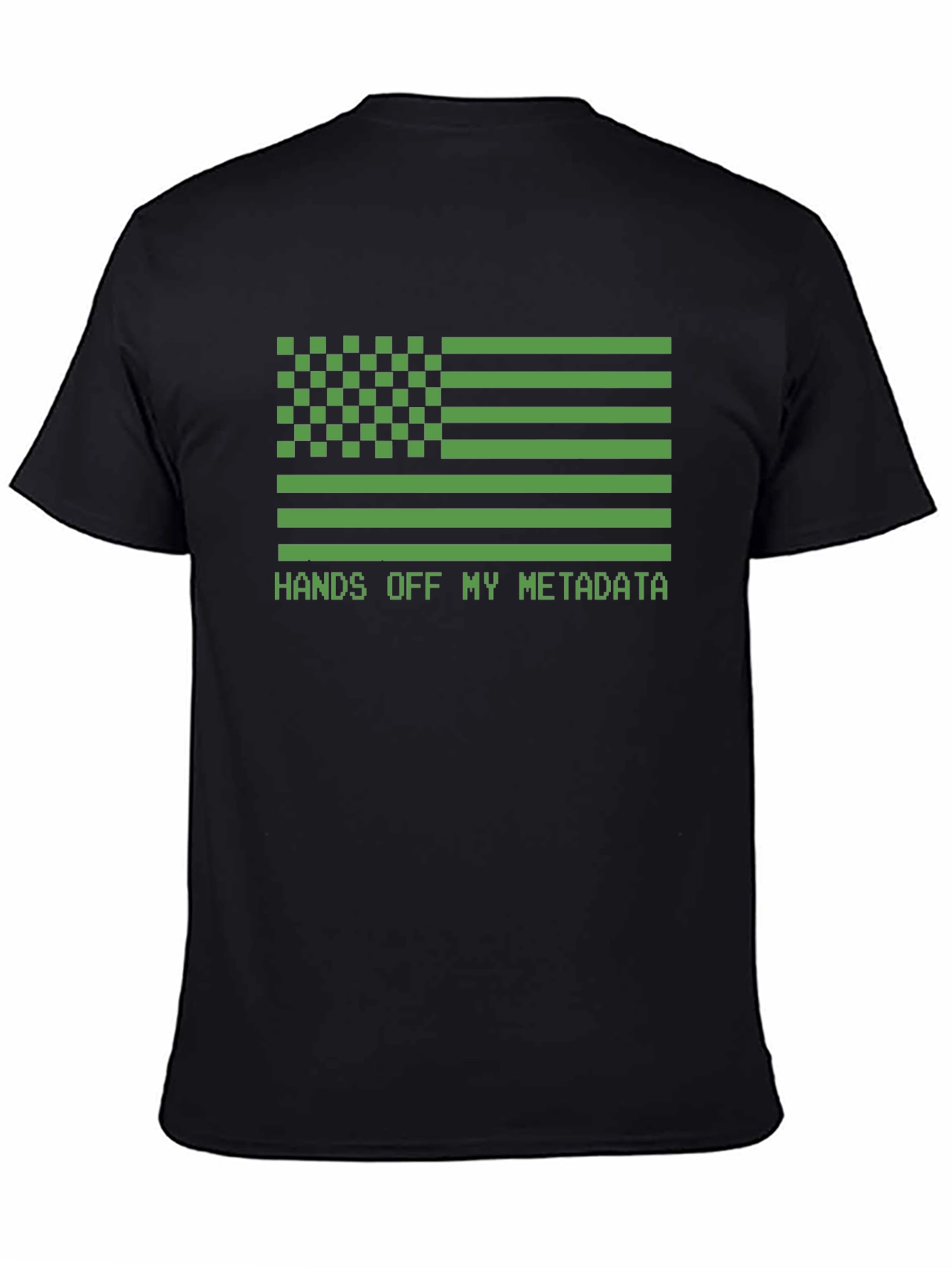 Hands Off My Metadata Graphic Tee