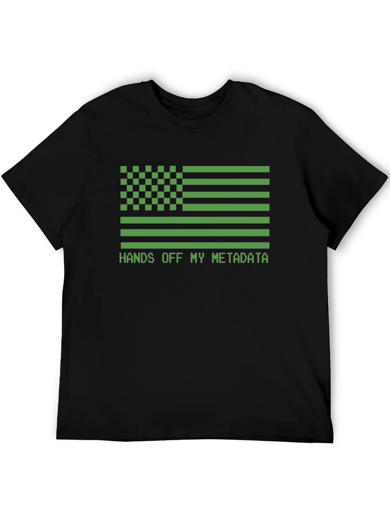 Hands Off My Metadata Graphic Tee