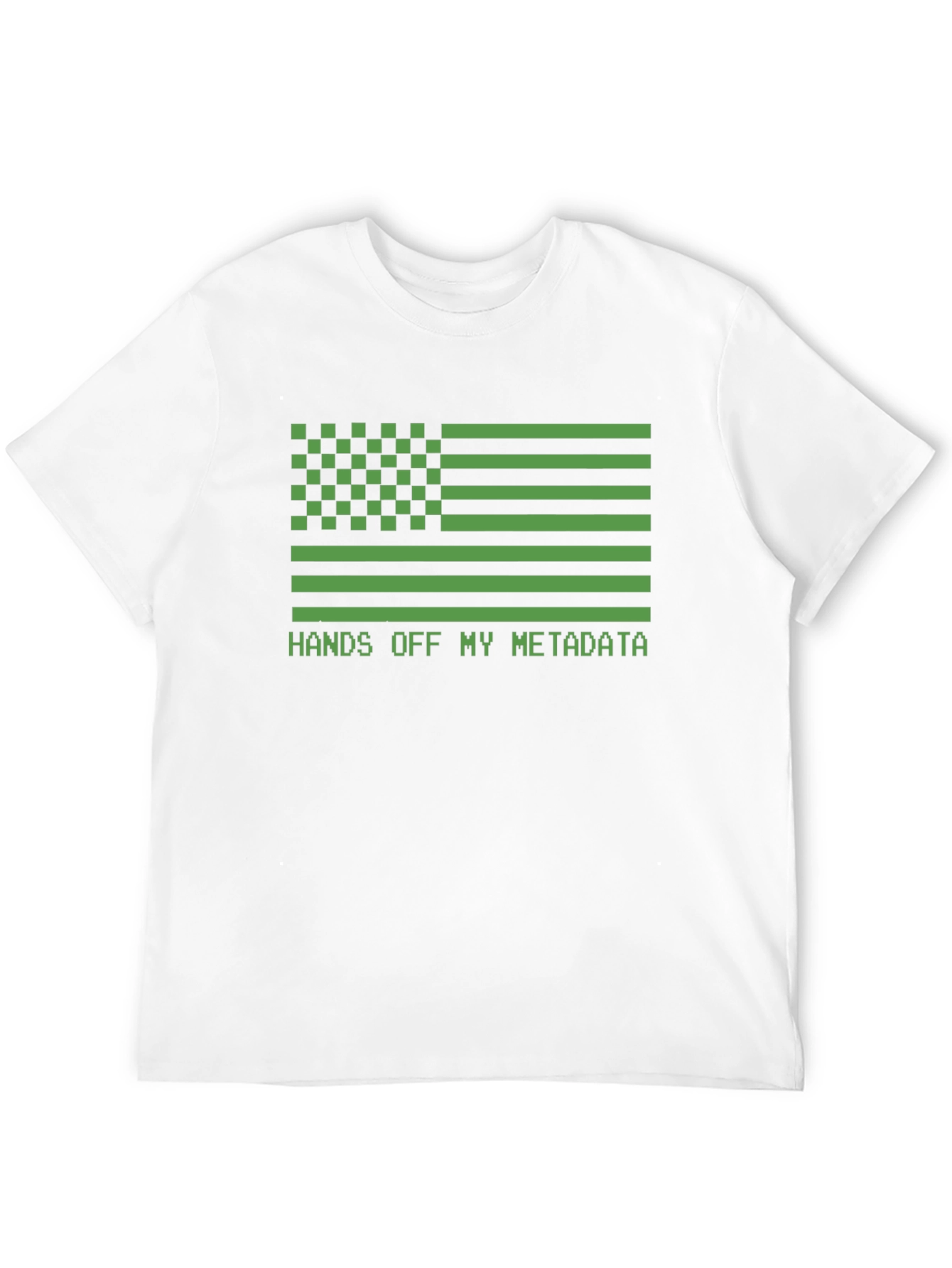 Hands Off My Metadata Graphic Tee