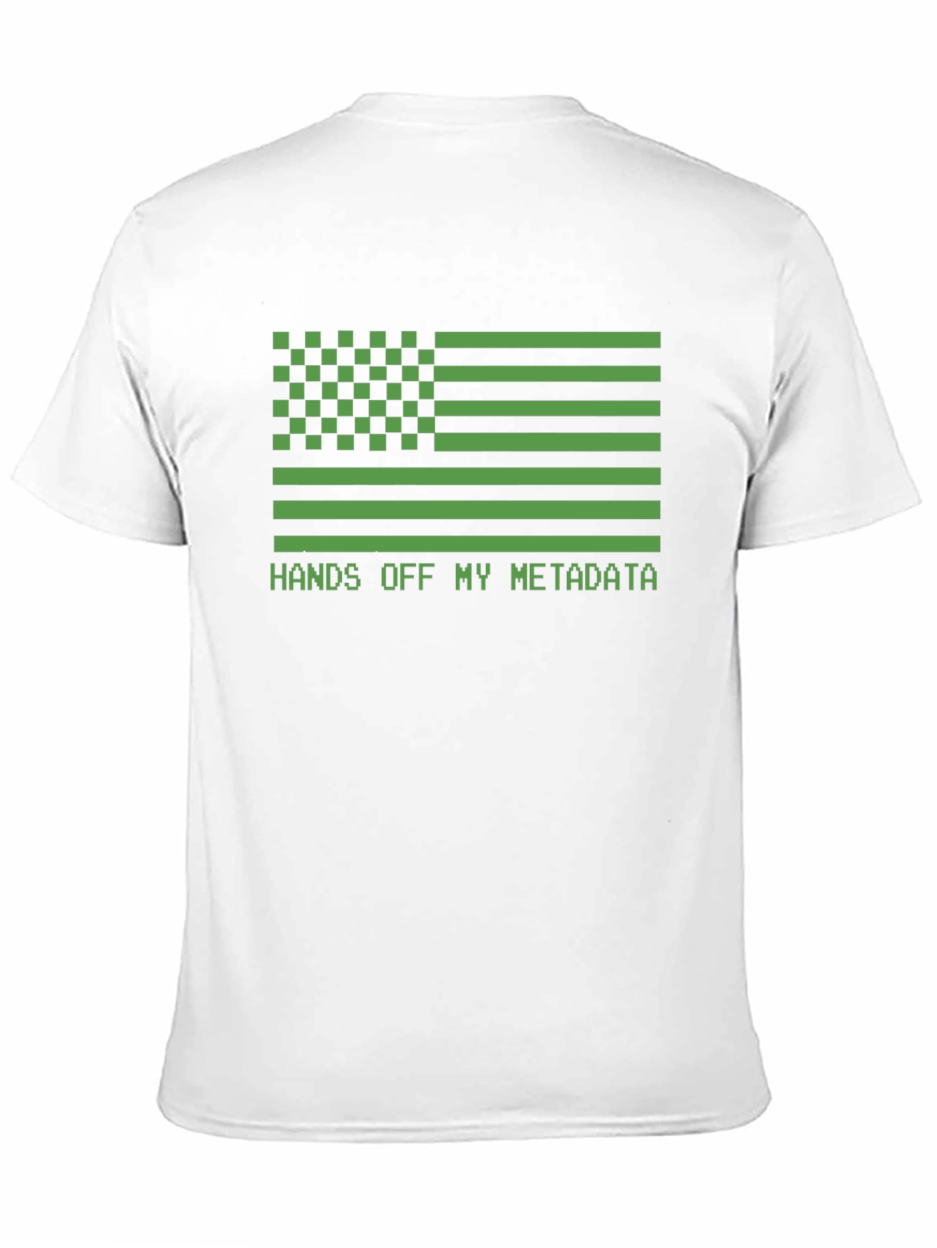 Hands Off My Metadata Graphic Tee