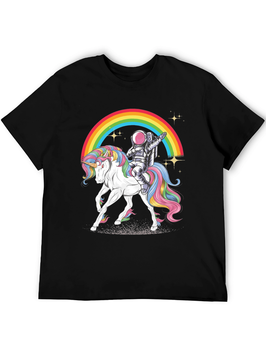 Astronaut Dab Unicorn Rainbow T-Shirt