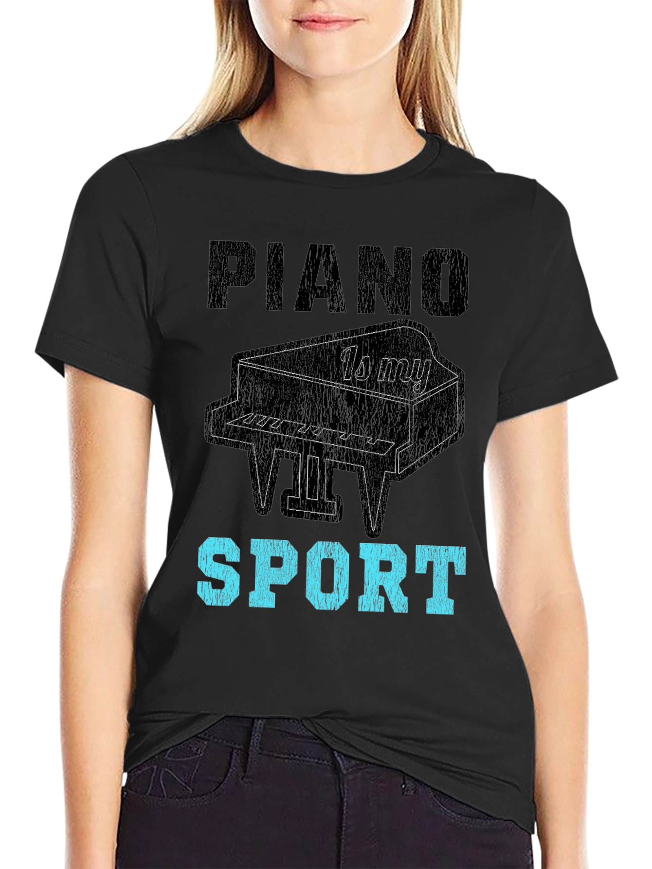 Piano is My Sport Graphic Tee