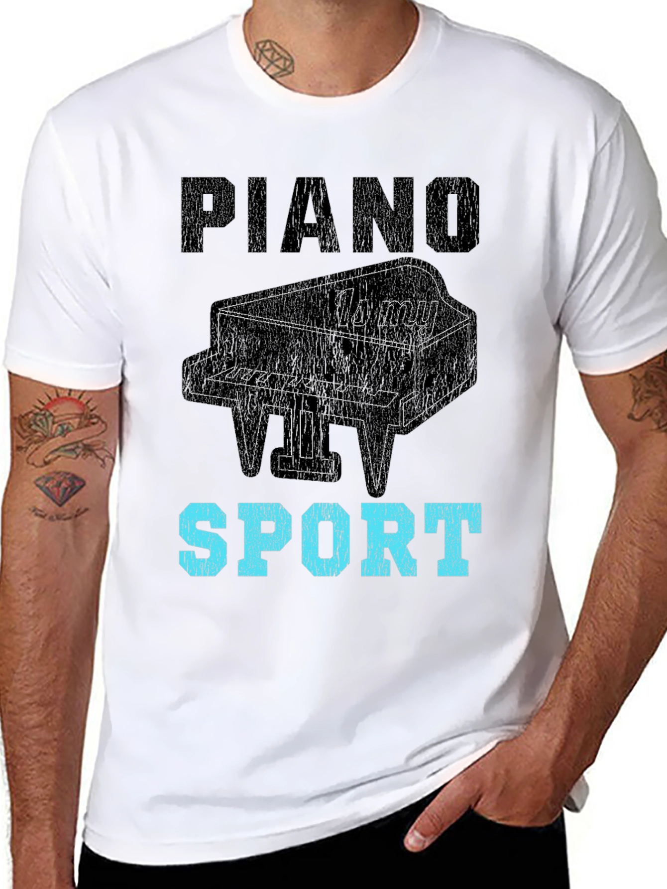Piano is My Sport Graphic Tee