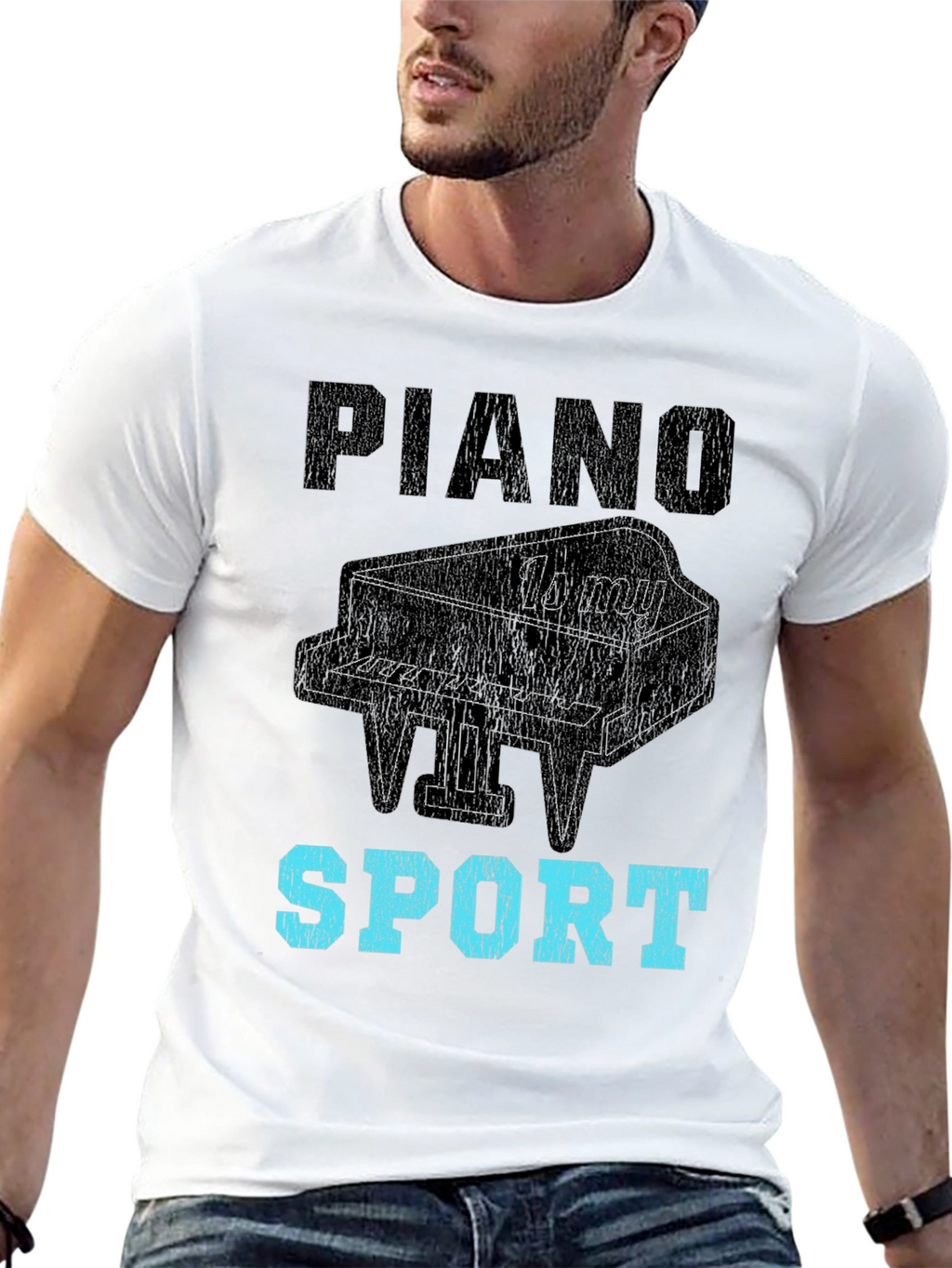 Piano is My Sport Graphic Tee