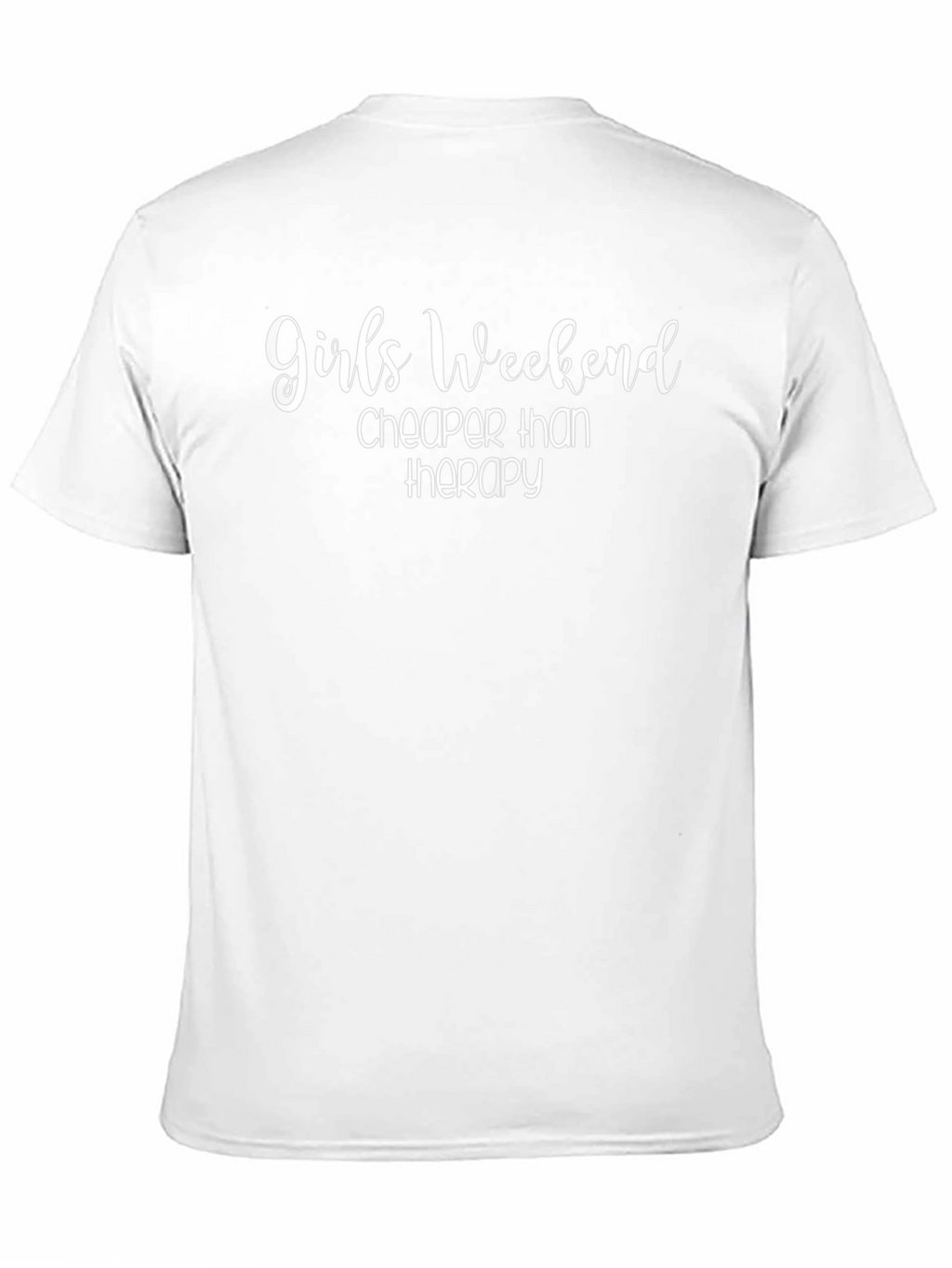 Girls Weekend Cheaper Than Therapy Black T-Shirt