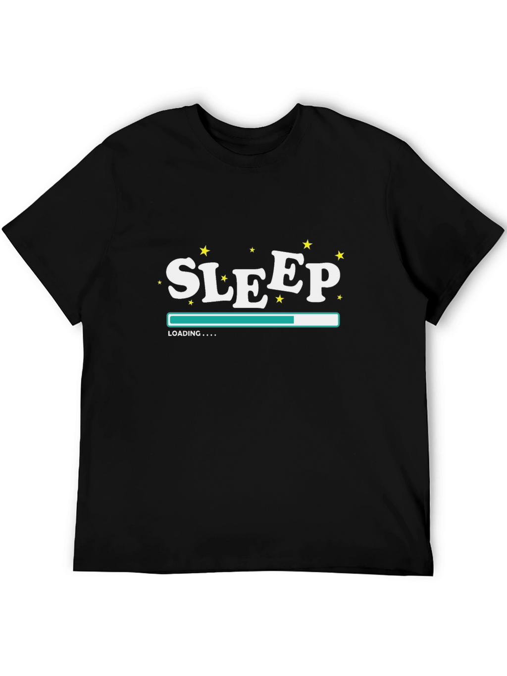 Sleep Loading Graphic Tee - Black