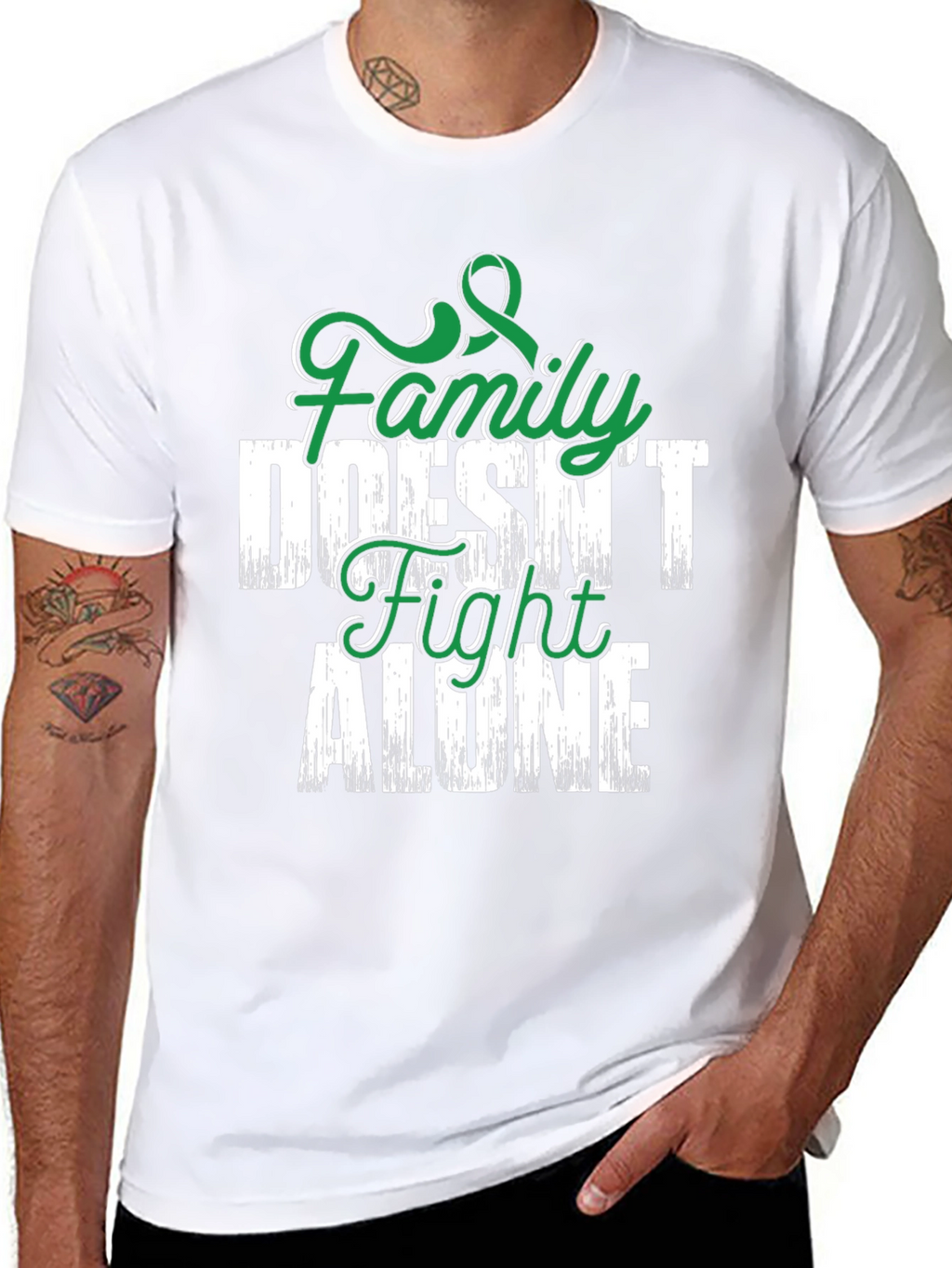 Family Doesnt Fight Alone Awareness T-Shirt
