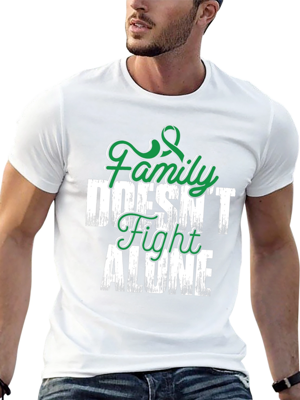Family Doesnt Fight Alone Awareness T-Shirt
