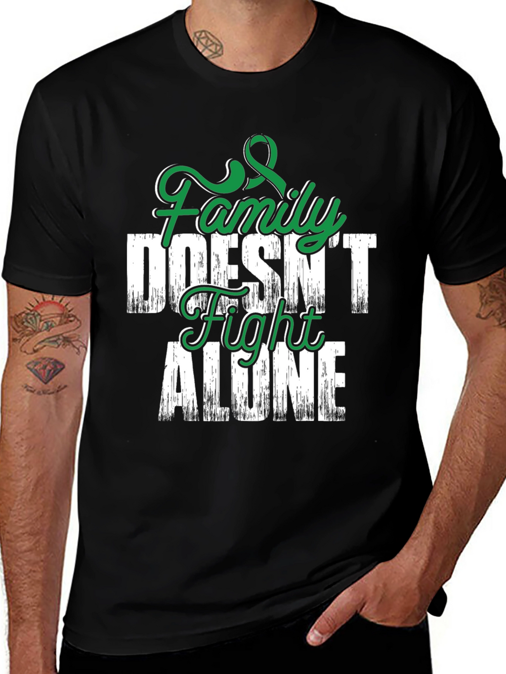 Family Doesnt Fight Alone Awareness T-Shirt