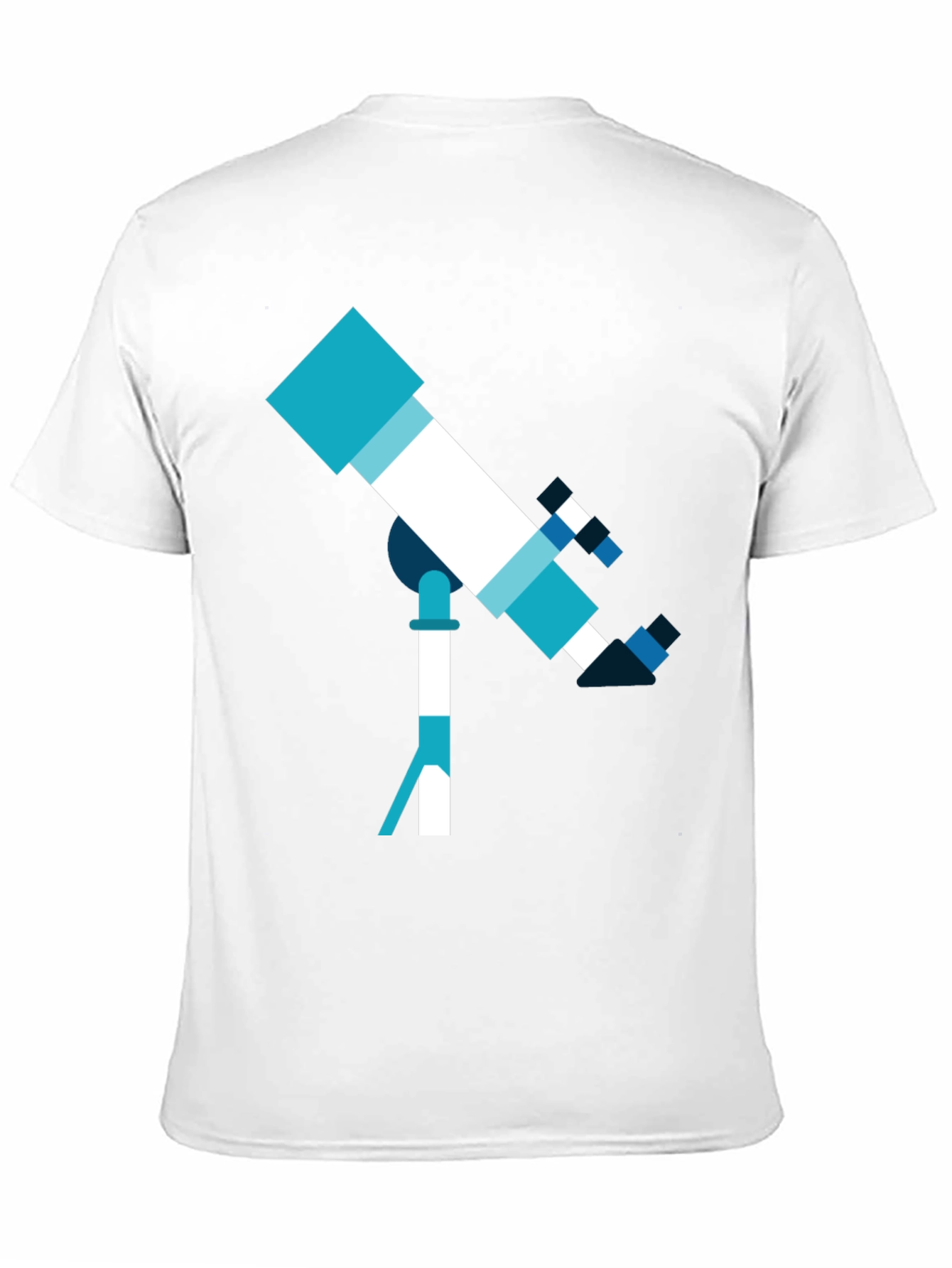 Telescope Graphic Tee - Space Exploration Shirt