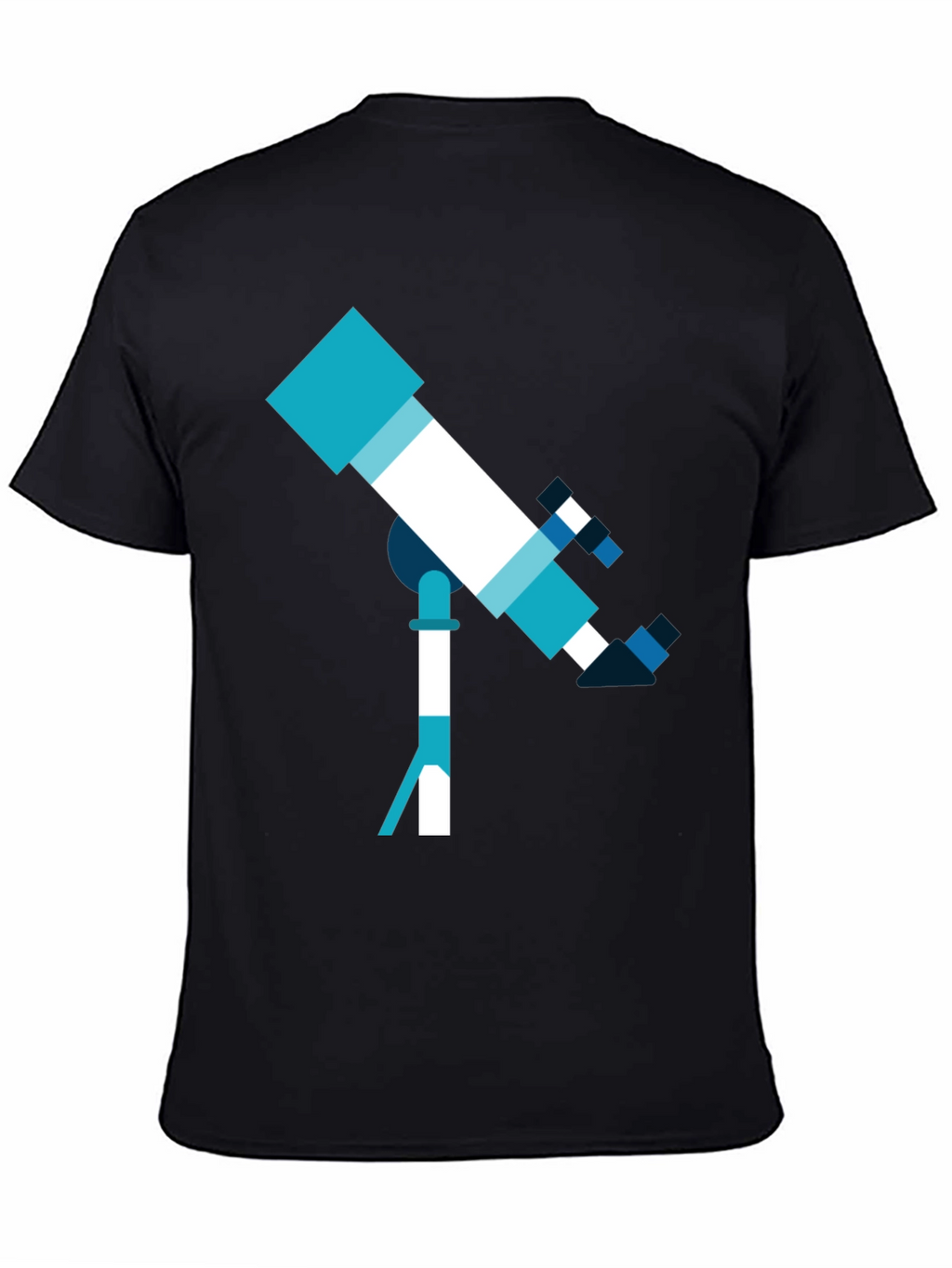 Telescope Graphic Tee - Space Exploration Shirt