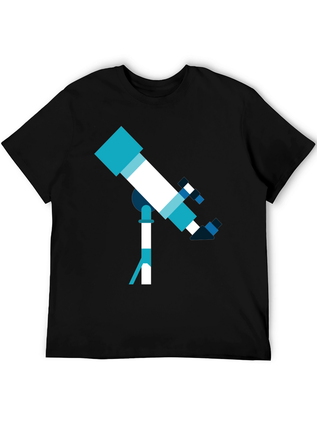 Telescope Graphic Tee - Space Exploration Shirt