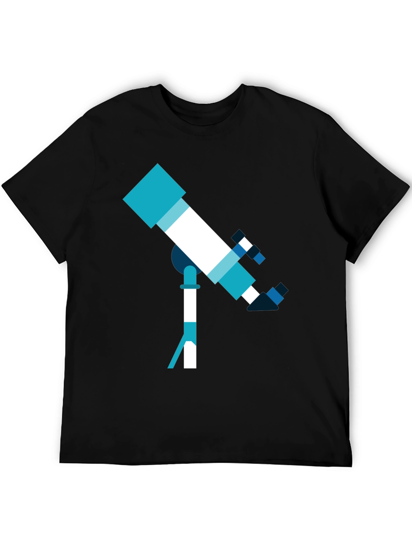 Telescope Graphic Tee - Space Exploration Shirt