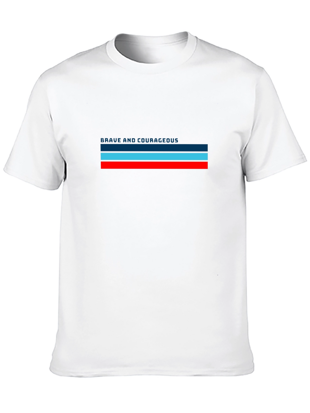 Brave & Courageous Striped T-Shirt