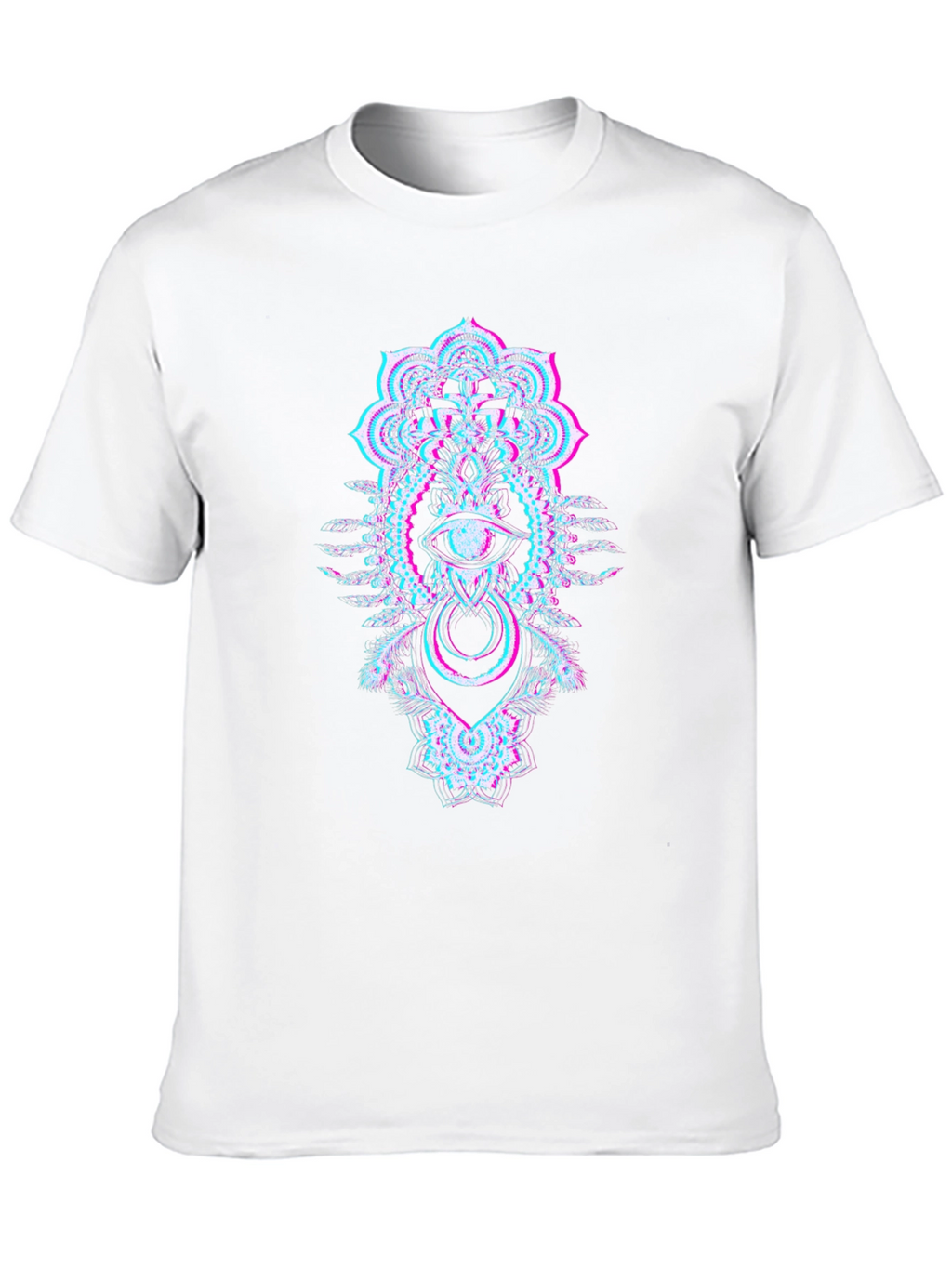 Psychedelic Eye T-Shirt - Glitchcore Style