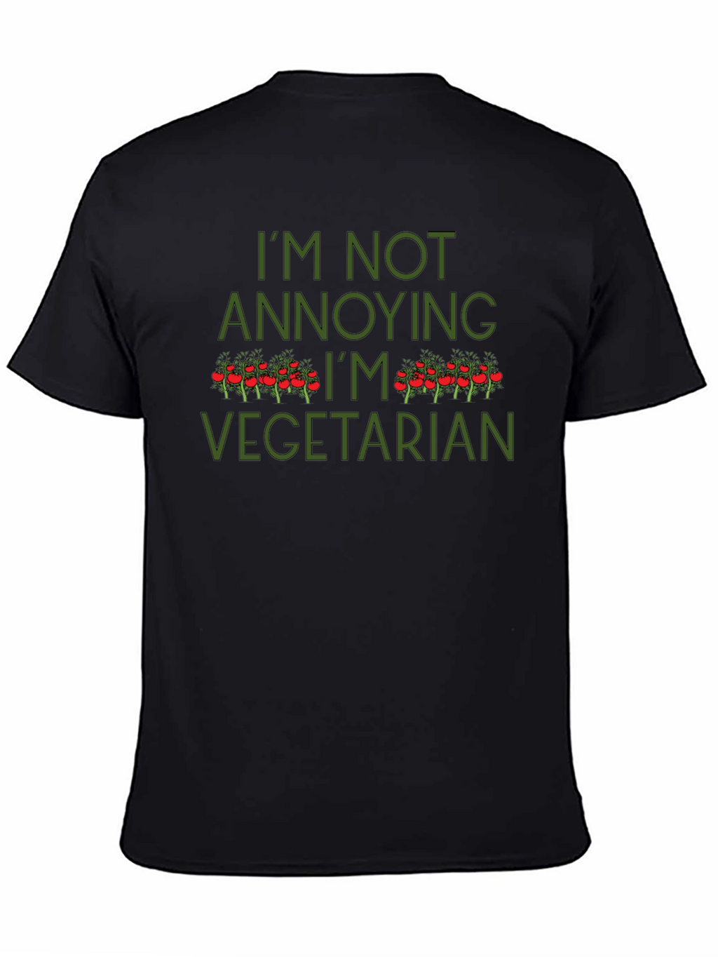 Im Not Annoying Im Vegetarian Graphic Tee