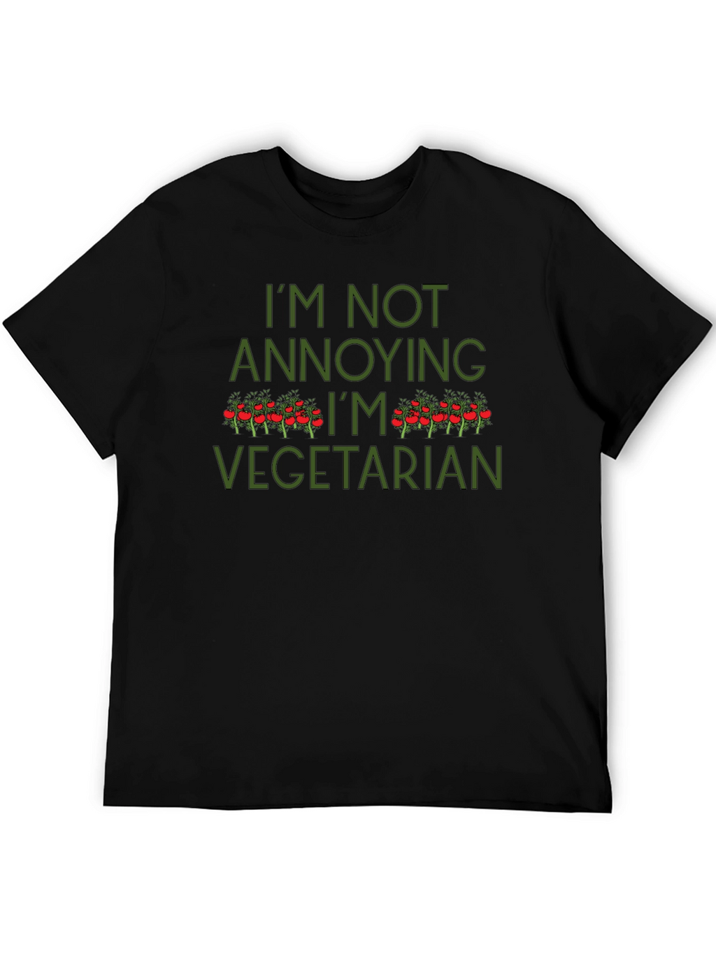 Im Not Annoying Im Vegetarian Graphic Tee