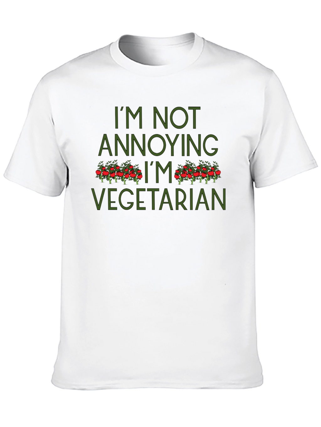 Im Not Annoying Im Vegetarian Graphic Tee