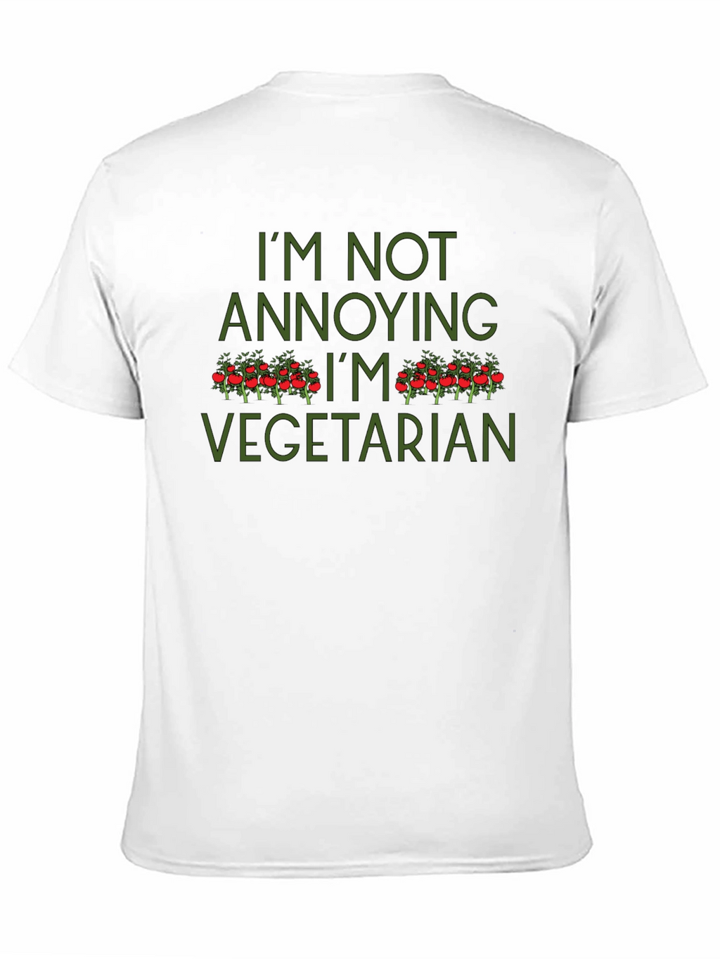 Im Not Annoying Im Vegetarian Graphic Tee