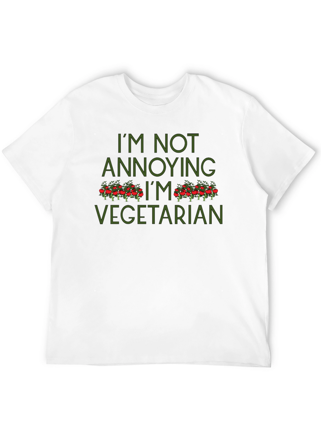 Im Not Annoying Im Vegetarian Graphic Tee