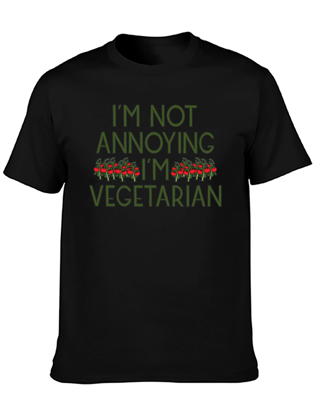 Im Not Annoying Im Vegetarian Graphic Tee