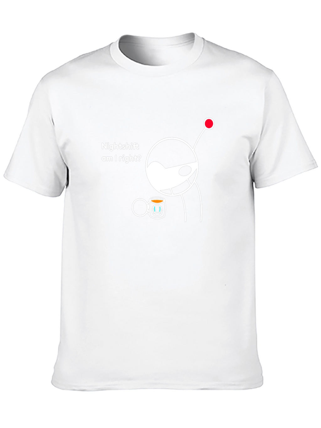 Nightshift Humor T-Shirt - Reddit Alien Design