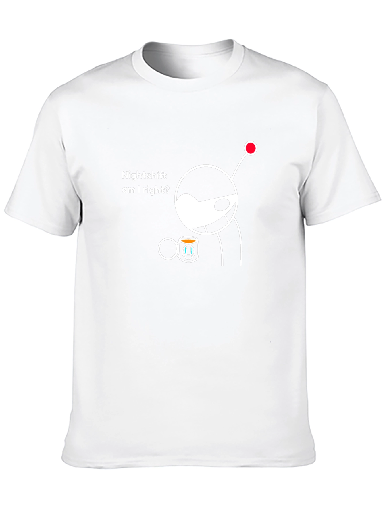 Nightshift Humor T-Shirt - Reddit Alien Design