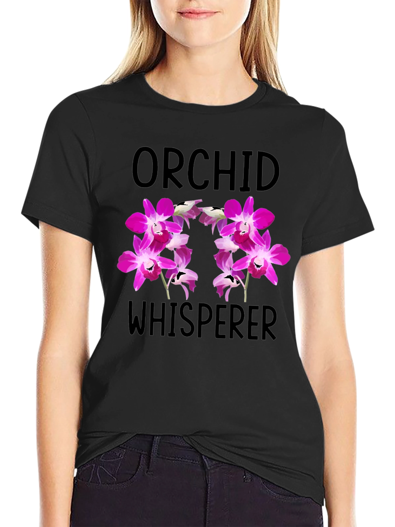Orchid Whisperer Graphic T-Shirt