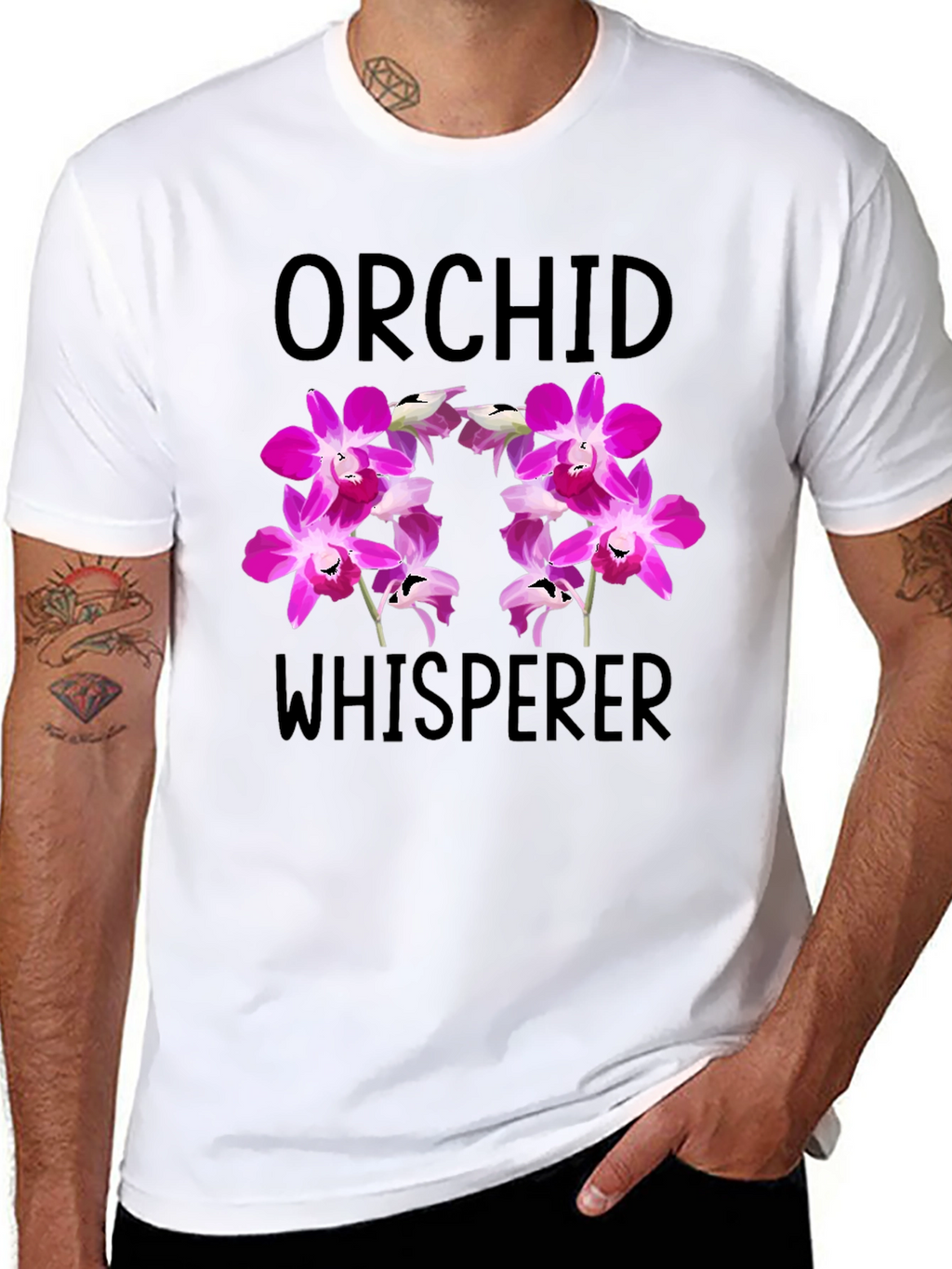 Orchid Whisperer Graphic T-Shirt