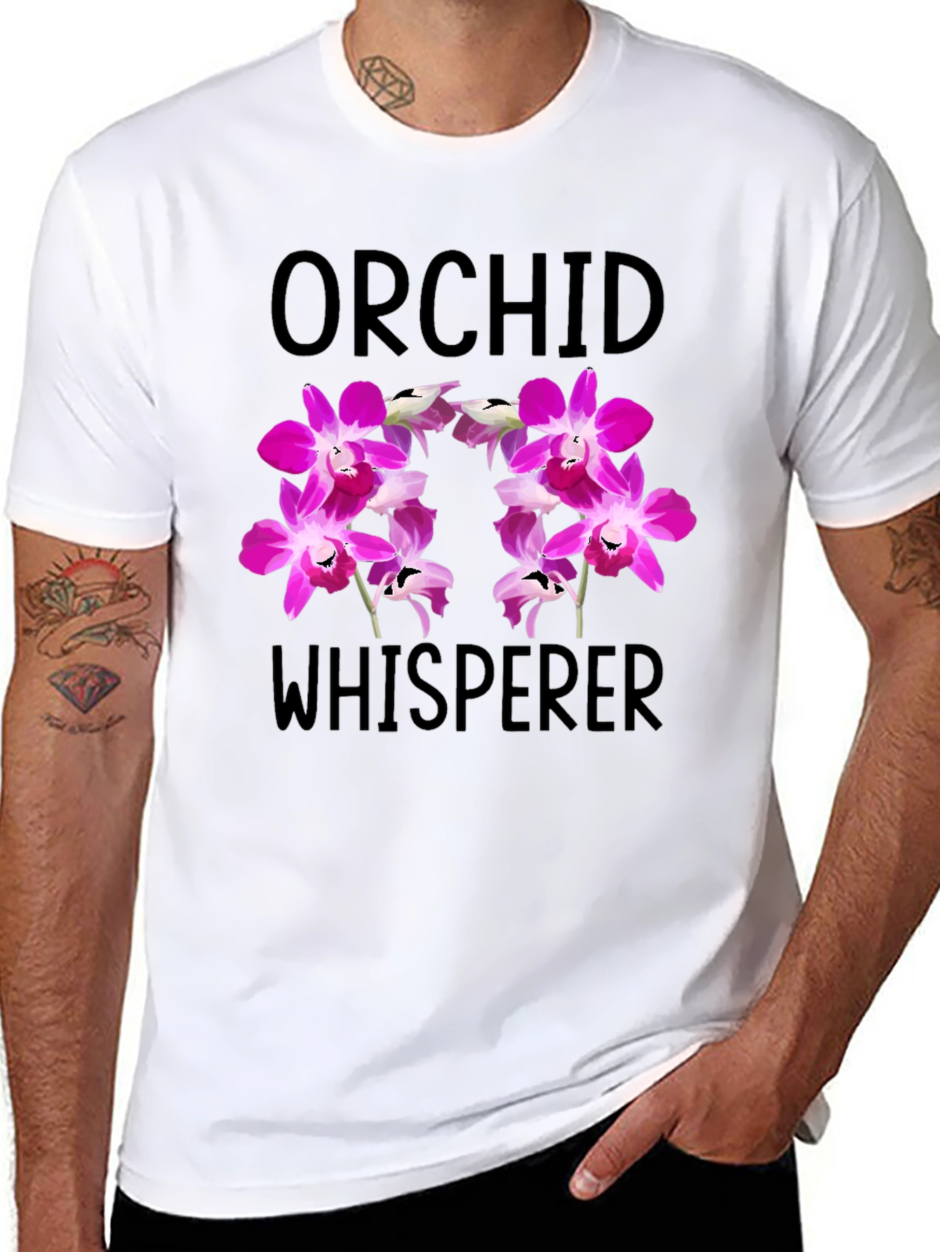 Orchid Whisperer Graphic T-Shirt