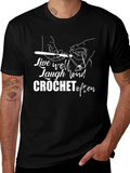 Crochet Lover Graphic Tee - Live Well Laugh Loud