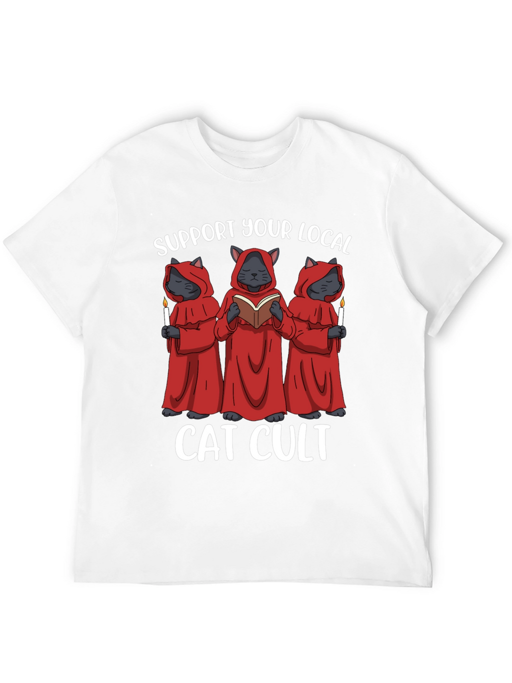 Support Your Local Cat Cult T-Shirt