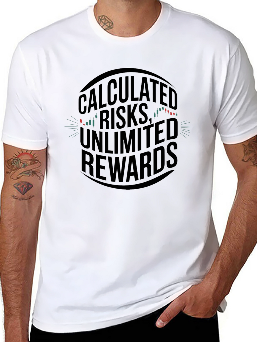 Calculated Risks Unlimited Rewards Graphic Tee