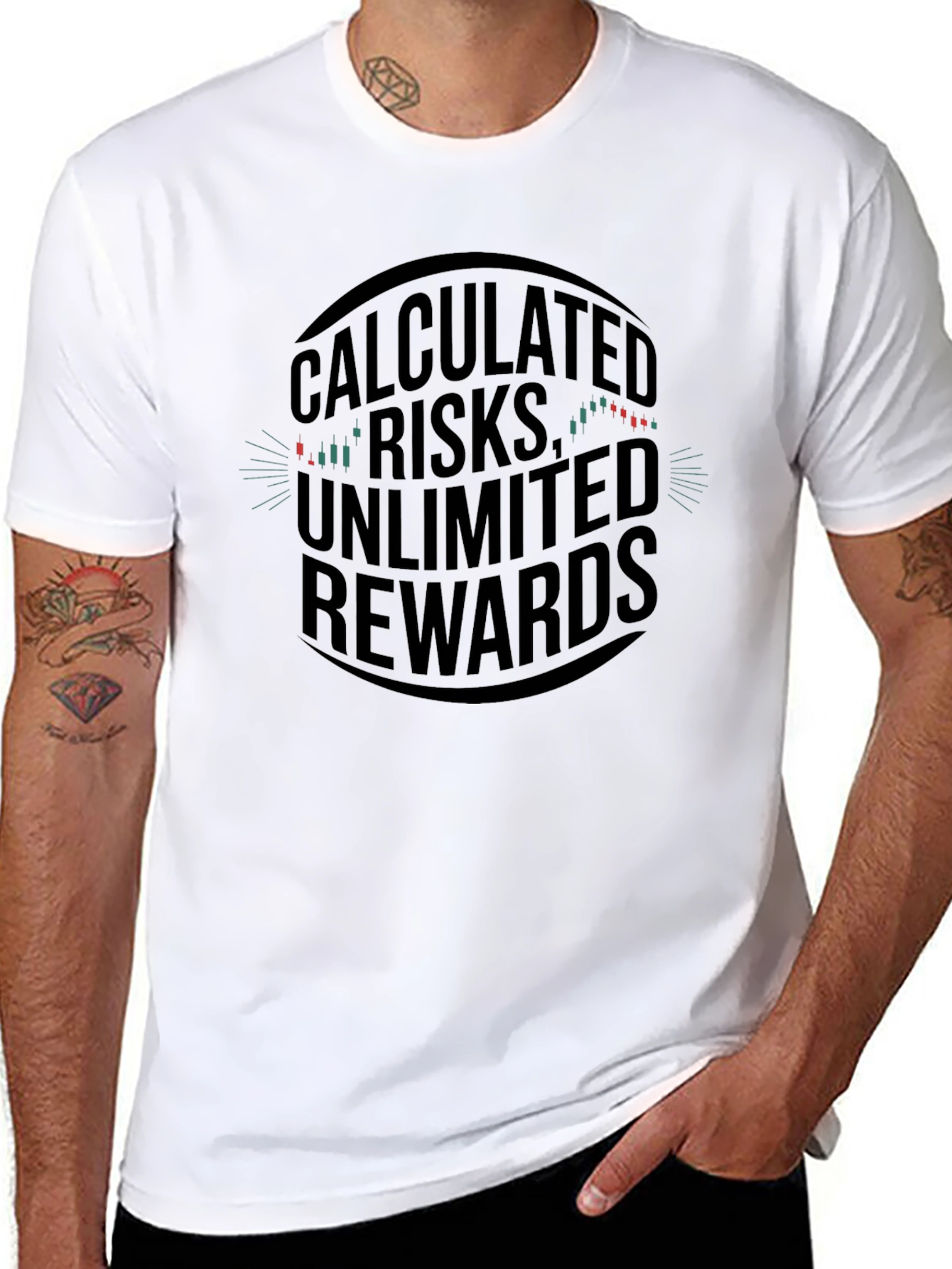 Calculated Risks Unlimited Rewards Graphic Tee