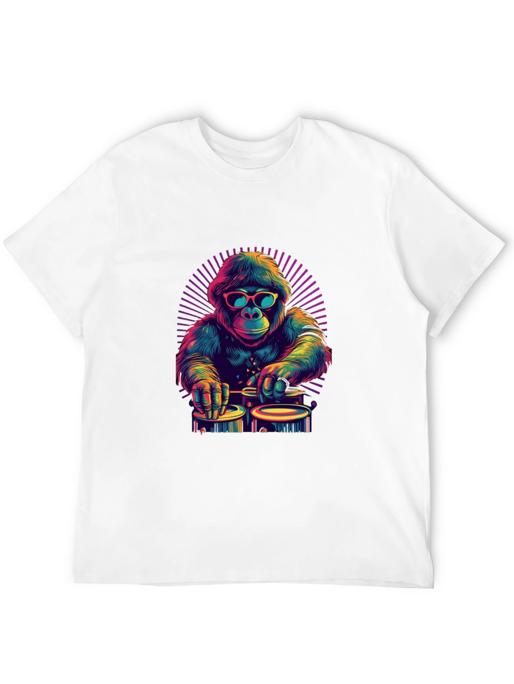 Cool Gorilla DJ Graphic T-Shirt