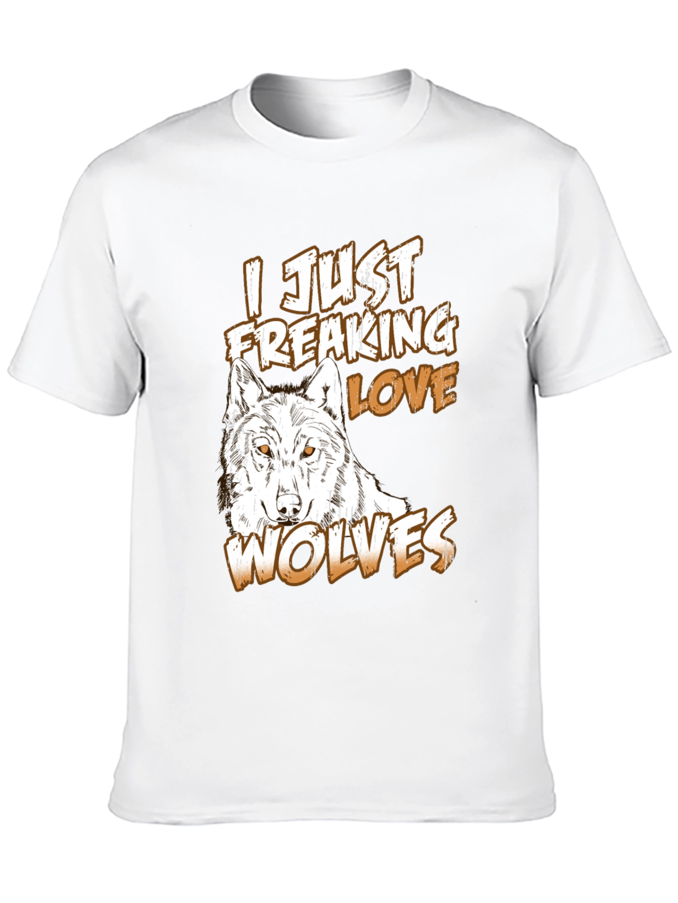 Wolf Lover T-Shirt - Black Graphic Tee