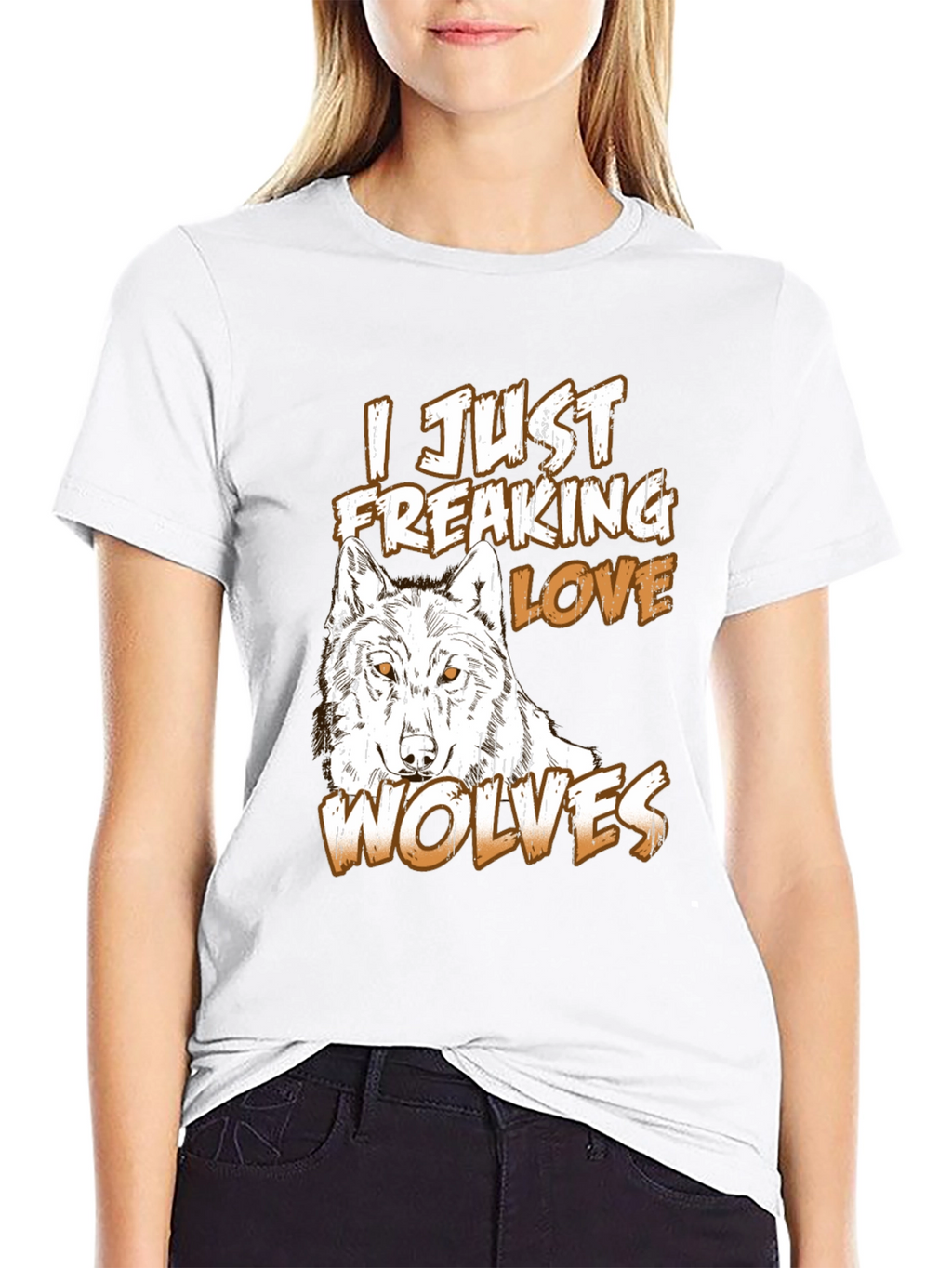 Wolf Lover T-Shirt - Black Graphic Tee