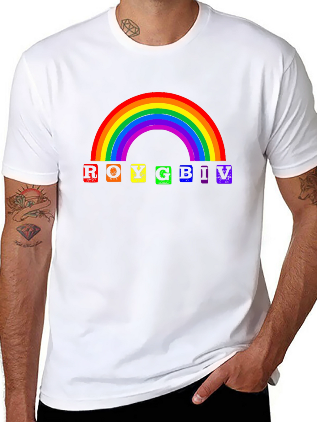 ROYGBIV Rainbow T-Shirt - Pride Apparel